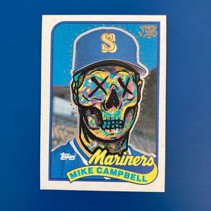 Optimus Volts, Mike Campbell Baseball Card, 1 of 1